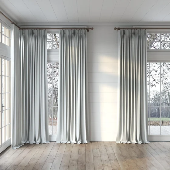 Photo of the fabric Oakley FR Dove Grey swatch by James Dunlop. Use for Curtains. Style of Plain, Texture