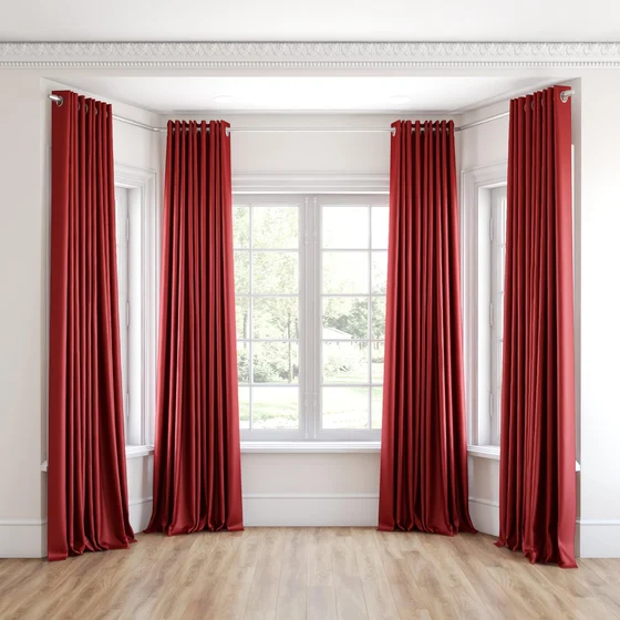 Photo of the fabric Stallion 2 Blackout Vino swatch by James Dunlop Essentials. Use for Curtains. Style of Plain, Texture