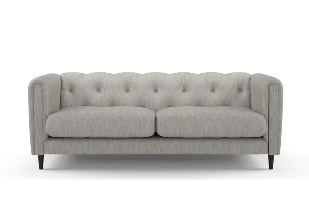 Photo of the fabric Tanzania Opal Gray swatch by James Dunlop. Use for Upholstery, Accessory. Style of Plain, Texture