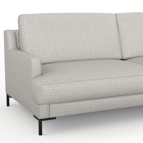 Photo of the fabric Strata Silver swatch by Mokum. Use for Upholstery, Accessory. Style of Plain, Texture