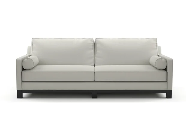 Photo of the fabric Sit Out Silver swatch by James Dunlop FibreGuard. Use for Upholstery, Accessory. Style of Plain, Taffeta