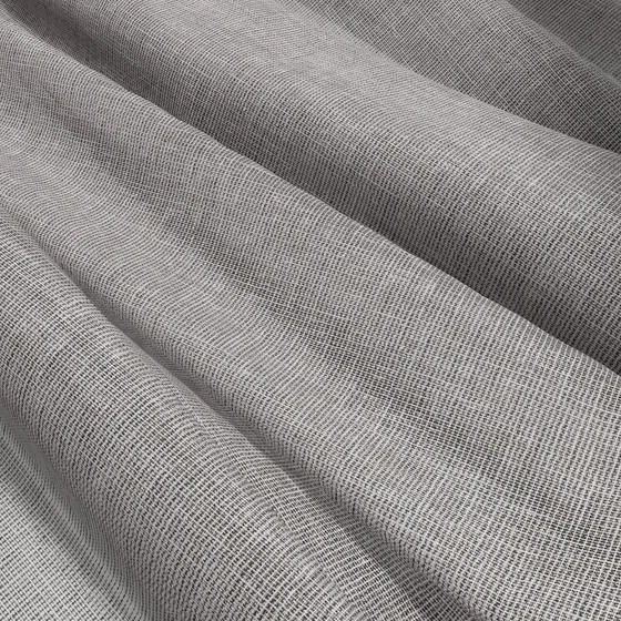 Photo of the fabric Seaview Black Sand swatch by James Dunlop. Use for Sheer Curtains. Style of Plain, Sheer