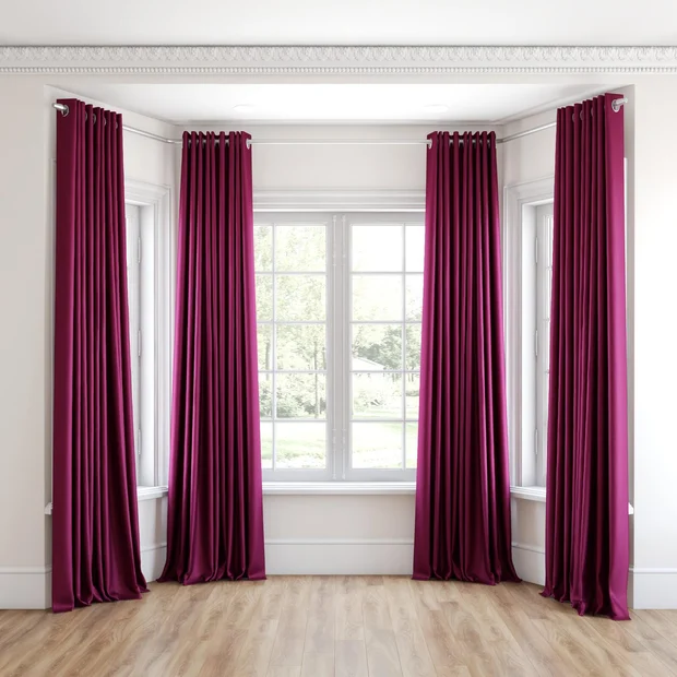 Photo of the fabric Provence Sangria swatch by James Dunlop Essentials. Use for Curtains, Upholstery, Accessory, Top of Bed. Style of Plain, Texture