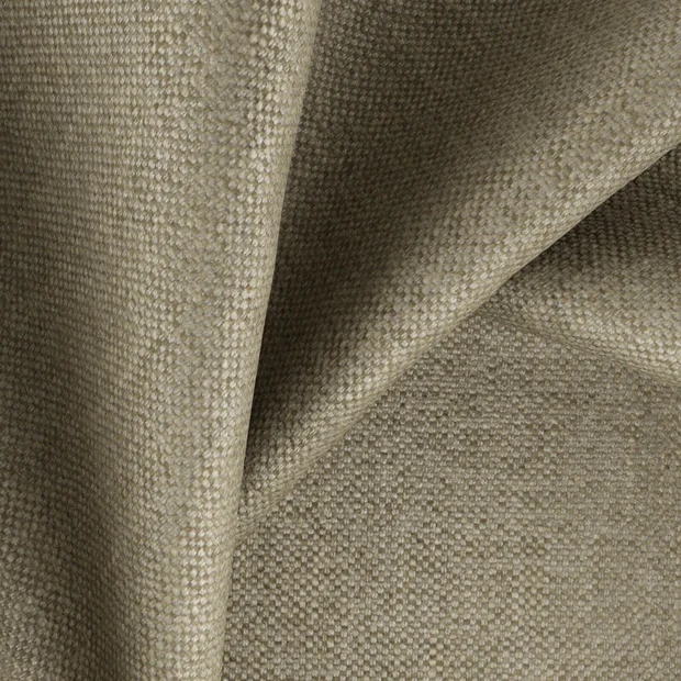 Photo of the fabric Bronco Cement swatch by Zepel. Use for Curtains, Upholstery, Accessory, Top of Bed. Style of Chenille, Plain