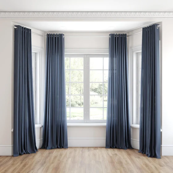 Photo of the fabric Envoy 2 Coast 320cm swatch by James Dunlop Essentials. Use for Curtains, Accessory, Top of Bed. Style of Plain, Texture
