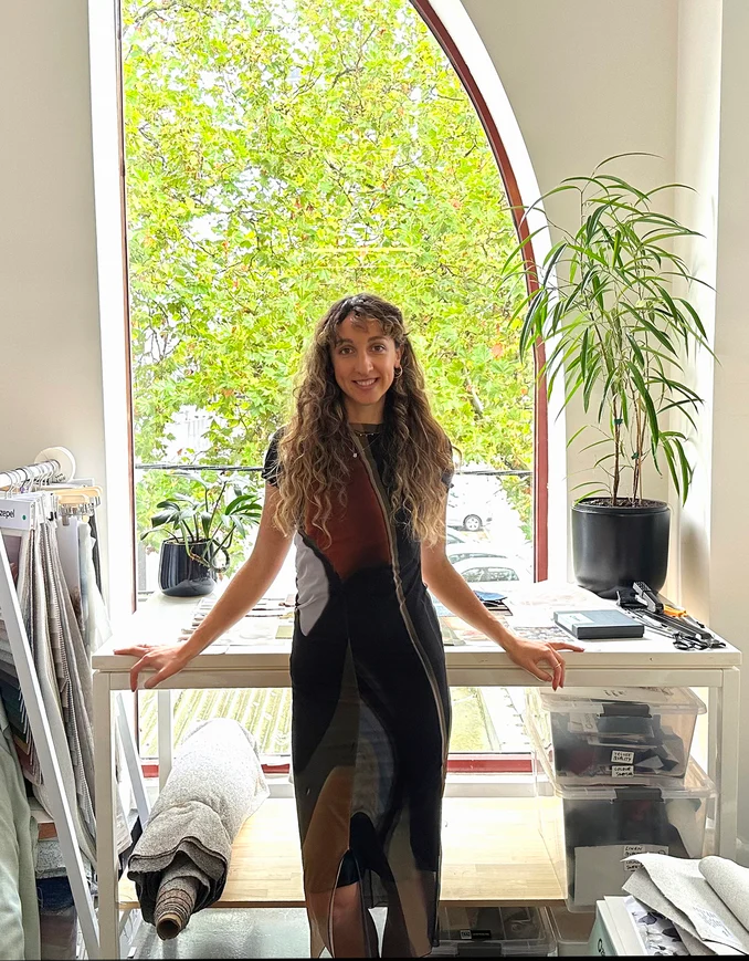 Bonnie Mack in the Zepel design studio