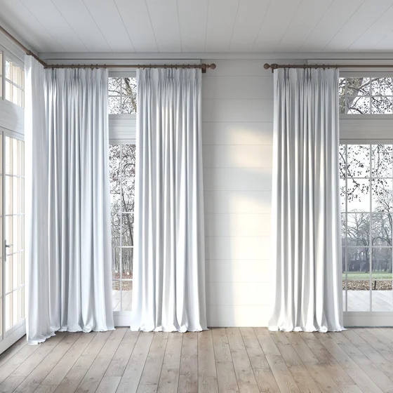 Photo of the fabric Oakley FR Whitewash swatch by James Dunlop. Use for Curtains. Style of Plain, Texture