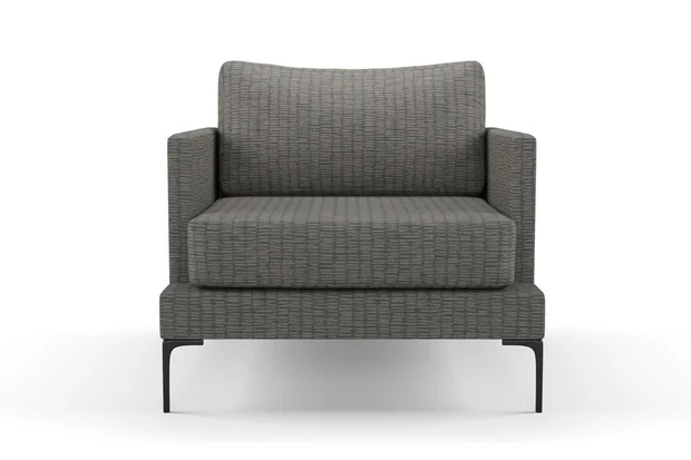 Photo of the fabric Raku Obsidian swatch by Mokum. Use for Upholstery, Accessory. Style of Plain, Texture