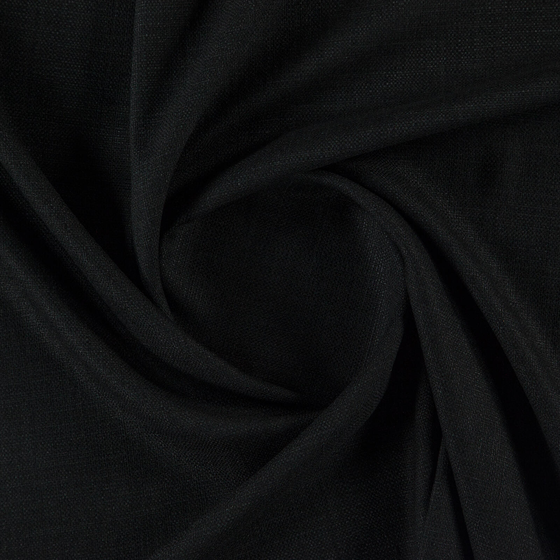 Photo of the fabric Domo Raven swatch by Zepel. Use for Curtains, Upholstery, Accessory, Top of Bed. Style of Plain, Texture