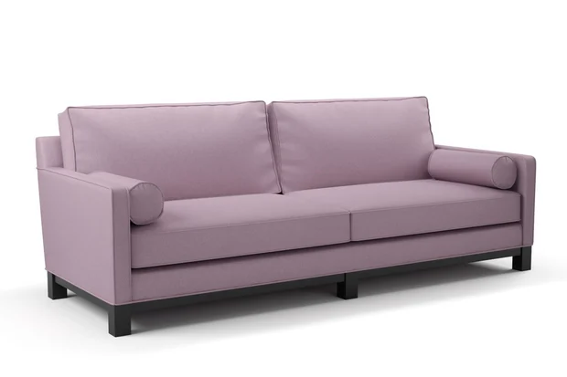 Photo of the fabric Braveheart Hyacinth swatch by James Dunlop FibreGuard. Use for Upholstery, Accessory, Top of Bed. Style of Plain, Taffeta