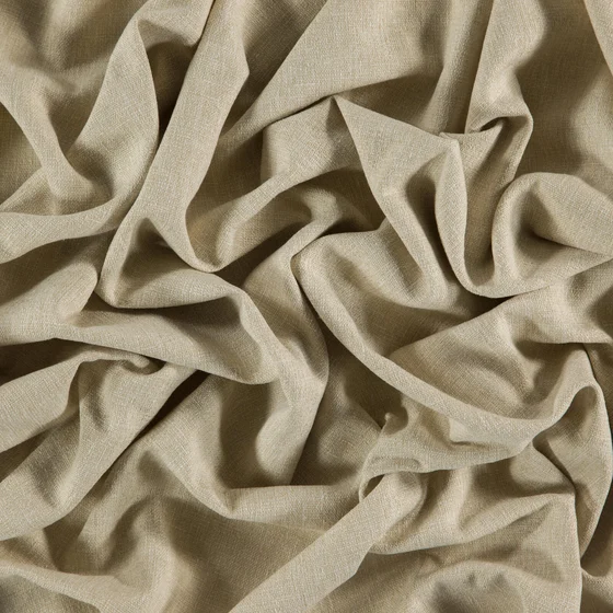 Photo of the fabric Outlander Sand swatch by Zepel. Use for Curtains, Upholstery, Accessory, Top of Bed. Style of Plain, Texture