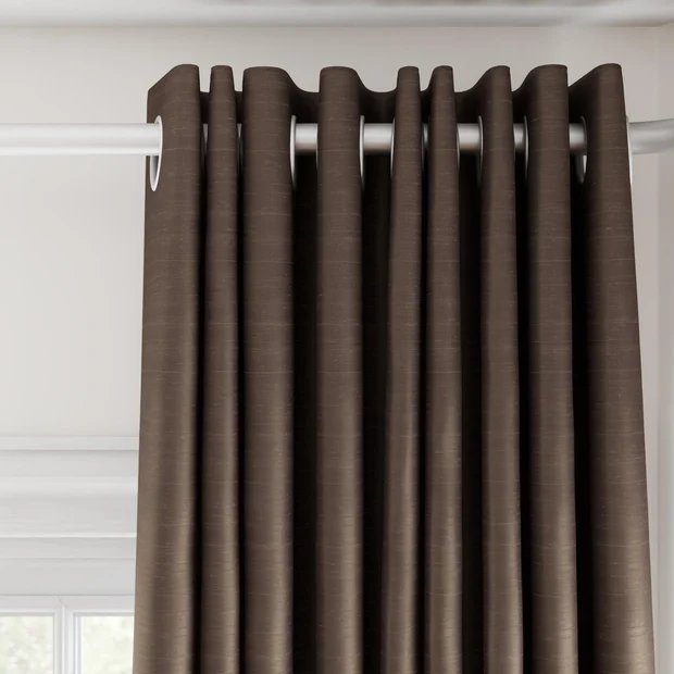 Photo of the fabric Luxe Pinecone swatch by James Dunlop Essentials. Use for Curtains, Accessory, Top of Bed. Style of Plain, Texture