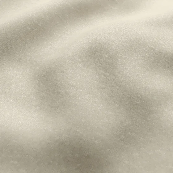 Photo of the fabric Recharge Beige swatch by Zepel FibreGuard. Use for Curtains, Upholstery, Accessory, Top of Bed. Style of Chenille, Plain