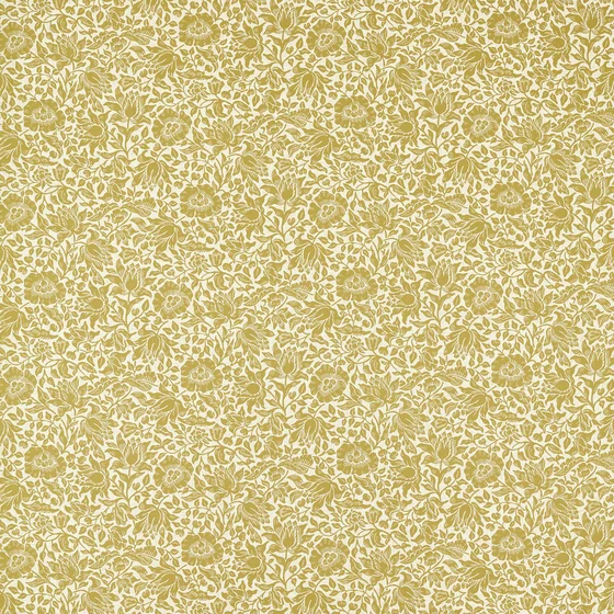 Photo of the fabric Mallow Weave F1744 1 swatch by Clarke & Clarke. . Style of Floral And Botannical, Texture