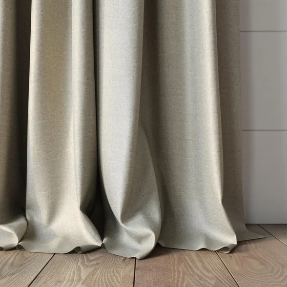 Photo of the fabric Ocean Jute swatch by Mokum. Use for Curtains. Style of Plain, Texture