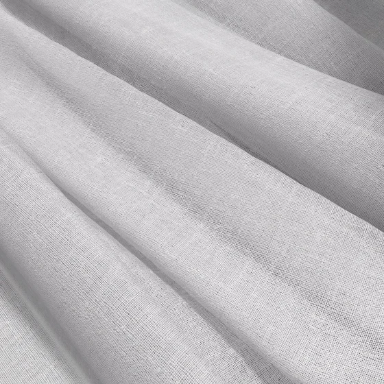 Photo of the fabric Seaview Alabaster swatch by James Dunlop. Use for Sheer Curtains. Style of Plain, Sheer