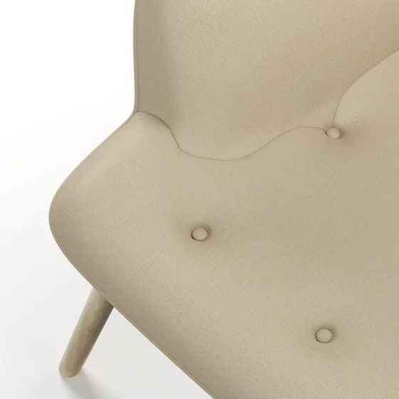 Photo of the fabric Sit Out Sand swatch by James Dunlop FibreGuard. Use for Upholstery, Accessory. Style of Plain, Taffeta