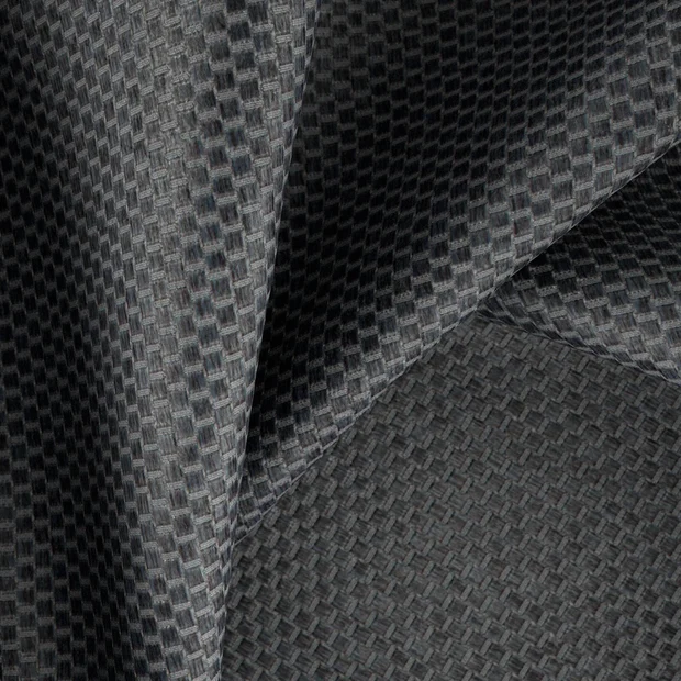 Photo of the fabric Big Bang Eclipse swatch by Zepel. Use for Upholstery, Accessory, Top of Bed. Style of Plain, Texture