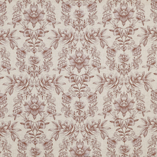 Photo of the fabric Makassar 8828 178 swatch by Prestigious. Use for Curtains, Upholstery, Accessory. Style of Floral And Botannical, Print