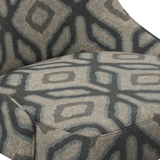Photo of the fabric Enhance Ink swatch by James Dunlop. Use for Upholstery, Accessory. Style of Geometric, Print