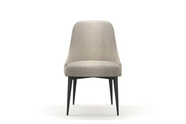 Photo of the fabric Maxime Truffle swatch by James Dunlop. Use for Upholstery, Accessory. Style of Stripe, Texture