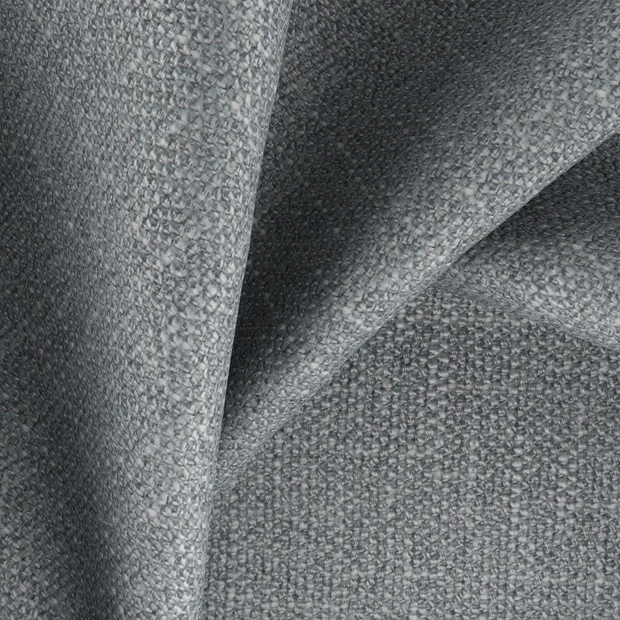 Photo of the fabric Carrara Slate swatch by Zepel. Use for Upholstery, Accessory. Style of Plain, Taffeta
