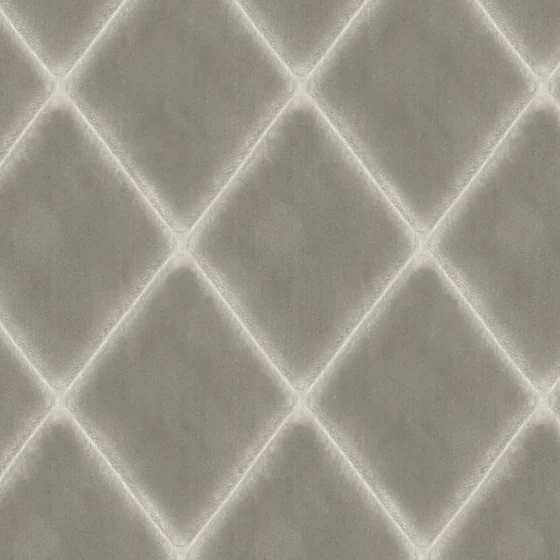 Photo of the fabric Pantheon Stone swatch by Zepel FibreGuard. Use for Curtains, Upholstery, Accessory, Top of Bed. Style of Geometric, Velvet