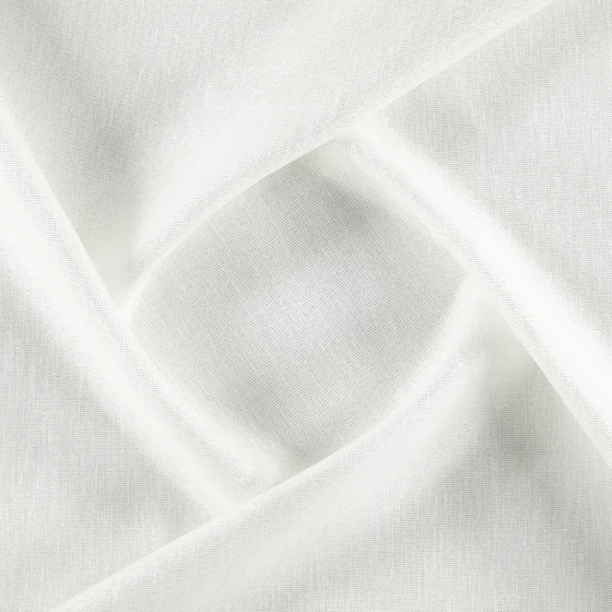 Photo of the fabric Boom Snow swatch by Zepel. Use for Sheer Curtains. Style of Plain, Sheer