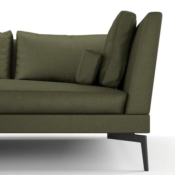 Photo of the fabric Prato Martini swatch by Mokum. Use for Upholstery, Accessory. Style of Plain, Texture