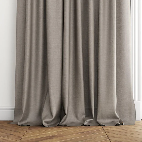 Photo of the fabric Uru Cement swatch by Mokum. Use for Sheer Curtains. Style of Plain, Sheer
