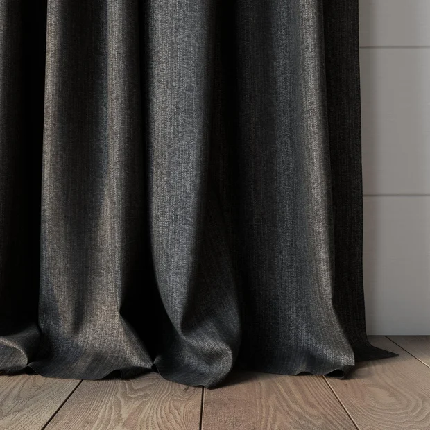 Photo of the fabric Trezor Shadow swatch by James Dunlop FibreGuard. Use for Curtains, Upholstery, Accessory. Style of Chenille, Plain