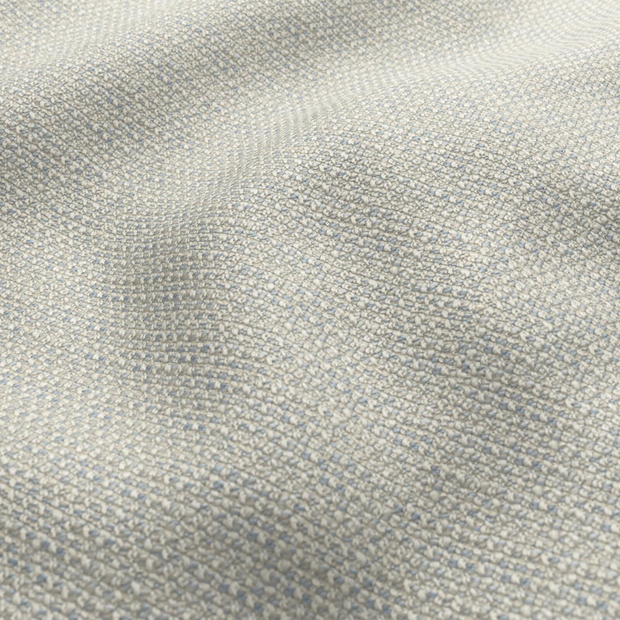 Photo of the fabric Strata Powder Blue swatch by Mokum. Use for Upholstery, Accessory. Style of Plain, Texture