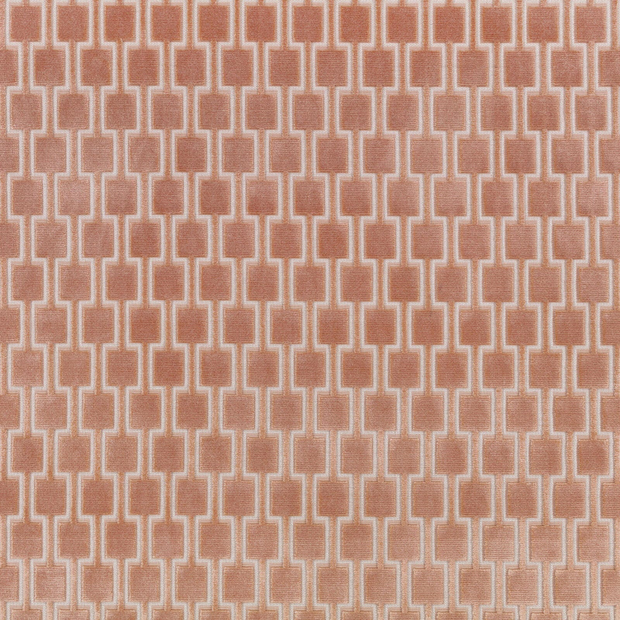 Photo of the fabric Bakerloo K5096 25 swatch by Kirkby Design. Use for Upholstery, Accessory. Style of Geometric, Velvet