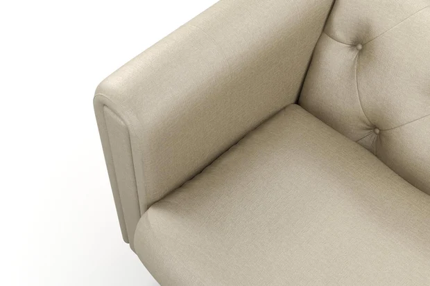 Photo of the fabric Poker Sesame swatch by James Dunlop FibreGuard. Use for Upholstery, Accessory, Top of Bed. Style of Chenille, Plain