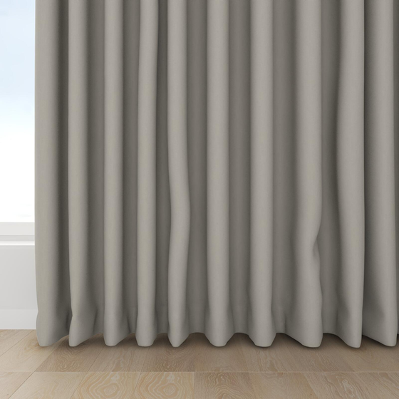 Photo of the fabric Satori Stonewash Stone swatch by Mokum. Use for Curtains, Upholstery Light Duty, Accessory, Top of Bed. Style of Plain, Texture