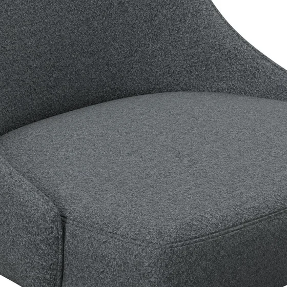 Photo of the fabric Alpine Slate swatch by James Dunlop. Use for Upholstery, Accessory. Style of Plain, Texture