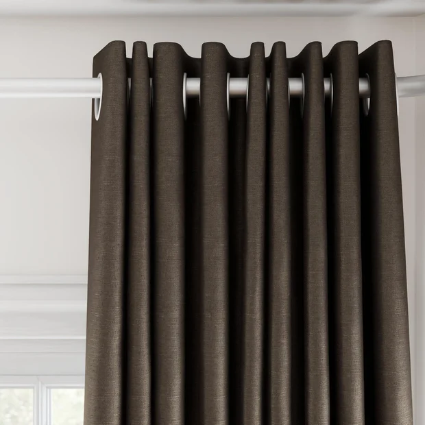 Photo of the fabric Provence Pinecone swatch by James Dunlop Essentials. Use for Curtains, Upholstery, Accessory, Top of Bed. Style of Plain, Texture