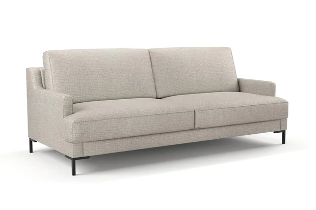 Photo of the fabric Gabrielle Dove Grey swatch by Mokum FibreGuard. Use for Upholstery, Accessory, Top of Bed. Style of Plain, Texture
