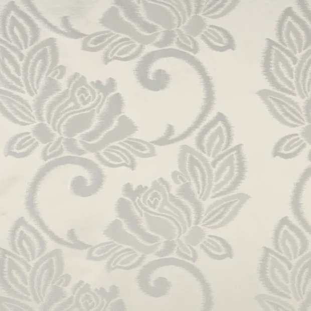 Photo of the fabric Rosalia 10819 900 swatch by Fischbacher 1819. Use for Curtains. Style of Floral And Botannical