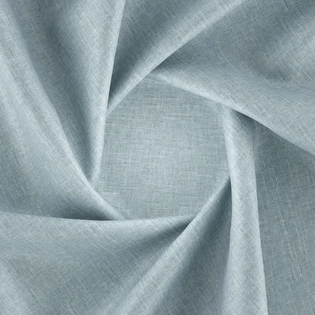 Photo of the fabric Tonto Spa swatch by Zepel. Use for Curtains, Upholstery Light Duty, Accessory, Top of Bed. Style of Plain, Taffeta