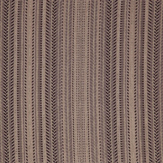 Photo of the fabric Tampa Fig swatch by Zepel FibreGuard. Use for Curtains, Upholstery, Accessory, Top of Bed. Style of Jacquard, Stripe