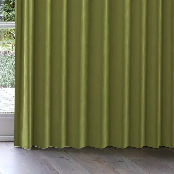 Photo of the fabric Vienna Orchard swatch by James Dunlop. Use for Curtains, Upholstery, Accessory. Style of Plain, Velvet