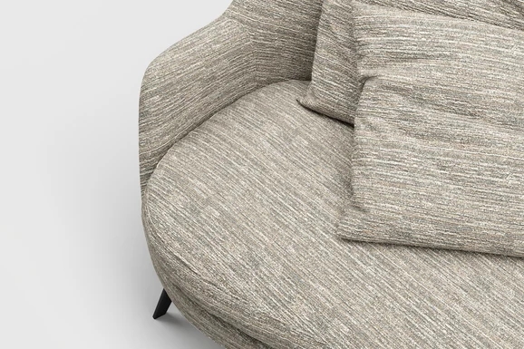 Photo of the fabric Fete Marble in situ by James Dunlop FibreGuard. Use for Upholstery, Accessory. Style of Jacquard, Plain