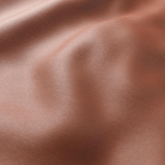 Photo of the fabric Bonanza Russet swatch by Zepel. Use for Upholstery. Style of Leather And Vinyl, Plain