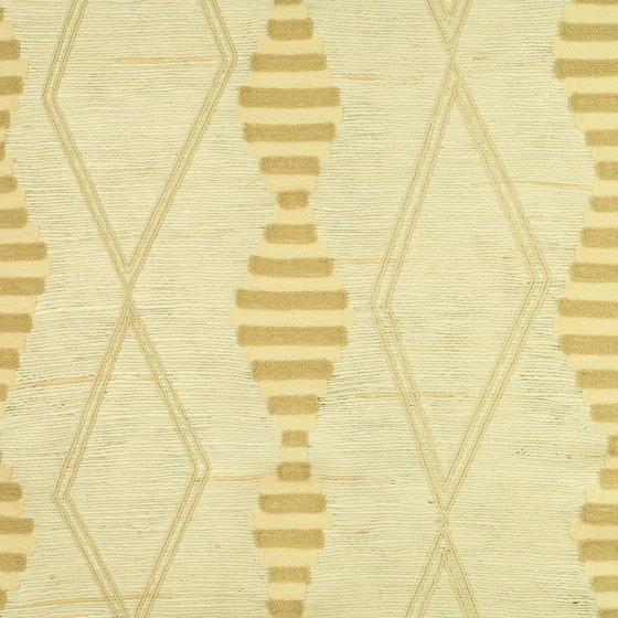 Photo of the fabric Jinpa Diamond 10820 107 swatch by Fischbacher 1819. Use for Curtains. Style of Embroidery, Geometric