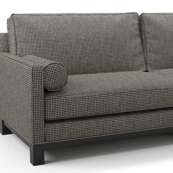 Photo of the fabric Heritage Carbon swatch by James Dunlop. Use for Upholstery, Accessory. Style of Traditional