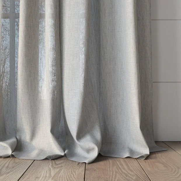 Photo of the fabric Shoji Pebble swatch by Mokum. Use for Sheer Curtains. Style of Plain, Sheer