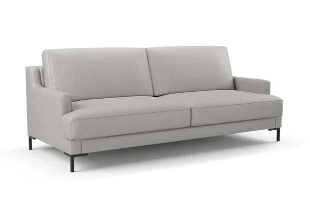 Photo of the fabric Como Silver Birch swatch by Mokum. Use for Upholstery, Accessory. Style of Plain, Texture