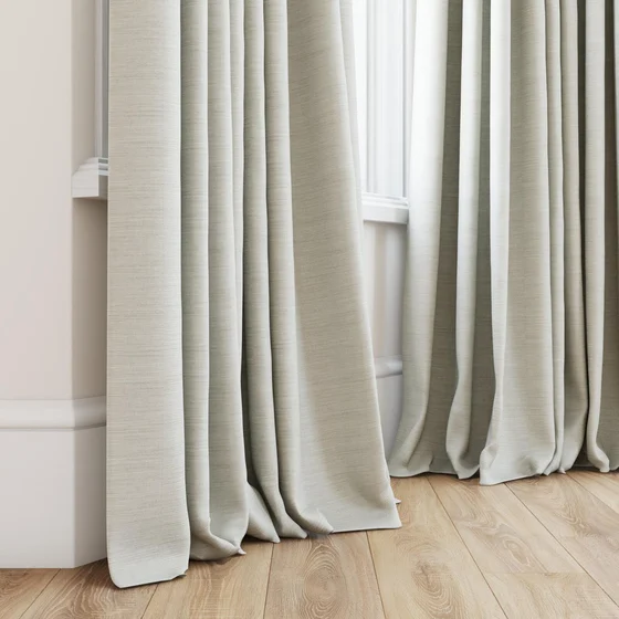 Photo of the fabric Tasman UC Lemon Grass swatch by James Dunlop Essentials. Use for Curtains, Accessory. Style of Stripe