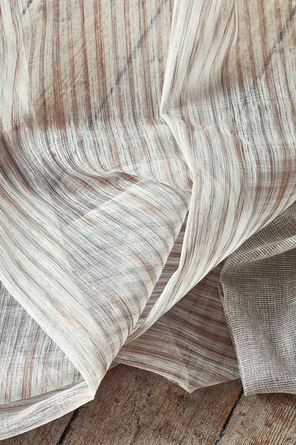 Photo of the fabric Isabel V3353 03 in situ by Villa Nova. Use for Sheer Curtains. Style of Sheer, Stripe